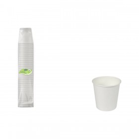 Set di Bicchieri Algon Bianco 80 ml 50 Pezzi (18 Unità)