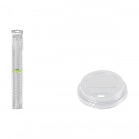 Set di coperchi per bicchieri Algon 250 ml 100 Pezzi (12 Unità)