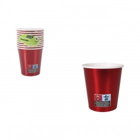 Set di Bicchieri Algon Rosso 200 ml 10 Pezzi (18 Unità)