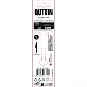 Set di Coltelli Quttin Antártica Argentato Acciaio inossidabile 21,6 x 1,8 cm 2 Pezzi (12 Unità)