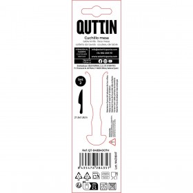 Set di Coltelli Quttin Classic Argentato Acciaio inossidabile 21,6 x 1,8 cm 2 Pezzi (12 Unità)