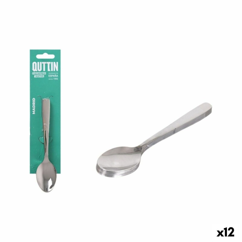 Cucchiaio da Dolce Quttin Madrid 6 Pezzi (12 Unità)