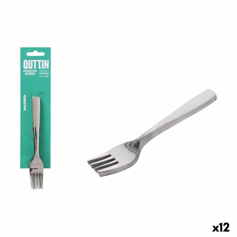 Forchetta Quttin Madrid 14,5 x 2 x 1 cm 6 Pezzi (12 Unità)