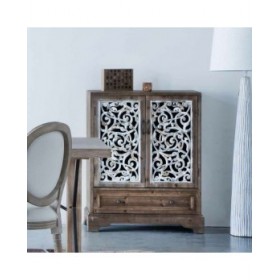 Armadio Alexandra House Living Marrone Legno di abete Legno MDF 38 x 102 x 83 cm