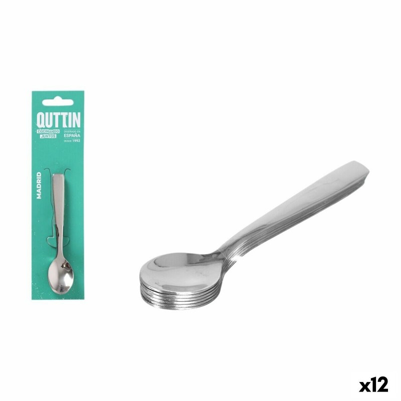 Cucchiaio da Dolce Quttin Madrid 6 Pezzi (12 Unità)
