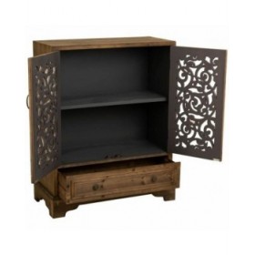 Armadio Alexandra House Living Marrone Legno di abete Legno MDF 38 x 102 x 83 cm