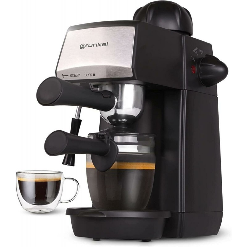 Caffettiera Italiana Grunkel Nero Metallo