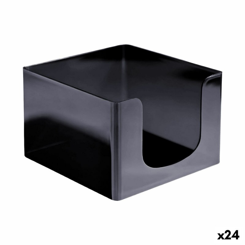 Portatovagliolo My Bar COCKTAIL Nero Plastica 12,8 x 12,8 x 8,8 cm (24 Unità)
