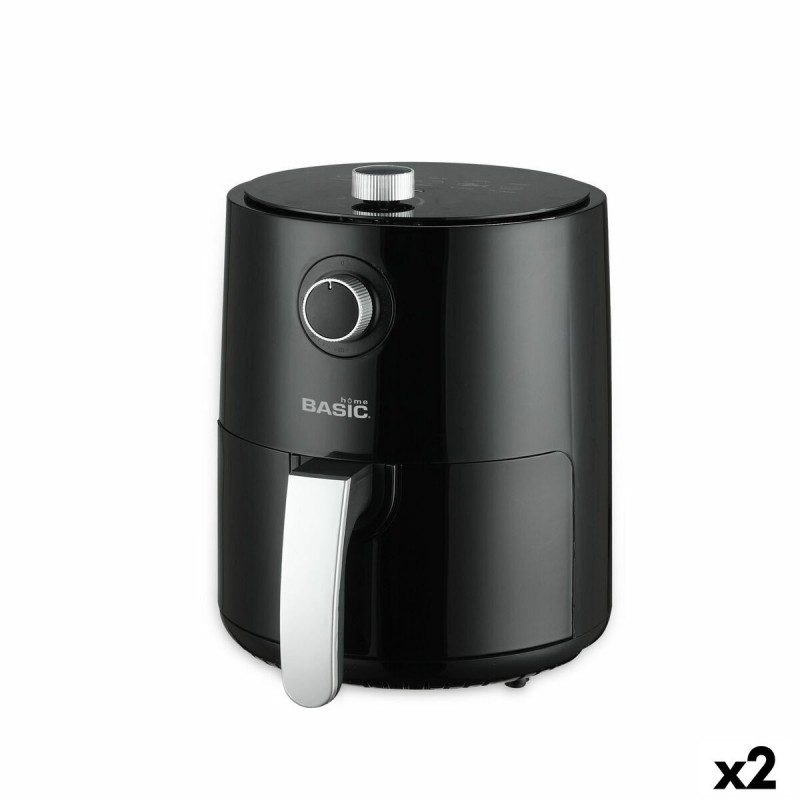 Friggitrice ad Aria Basic Home Nero 1200 W 2,3 L