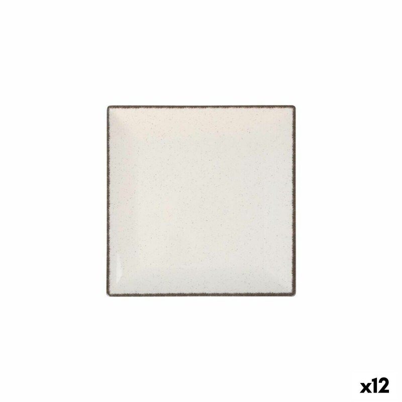 Piatto da Dolce La Mediterránea Anllo 18 x 18 x 2 cm (12 Unità)