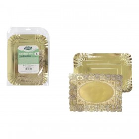 Vassoio per aperitivi Algon Rettangolare 22 x 28 cm (30 Unità)