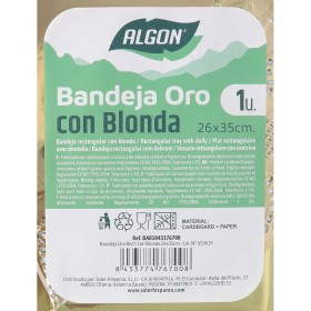 Vassoio per aperitivi Algon Rettangolare 26 x 35 cm (30 Unità)
