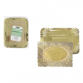Vassoio per aperitivi Algon Rettangolare 32 x 39 cm (36 Unità)