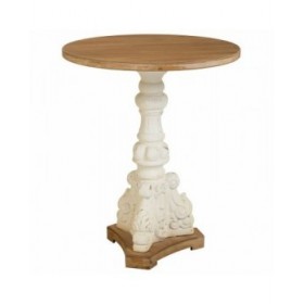 Tavolino da Caffè Alexandra House Living Bianco Legno di abete Legno MDF 66 x 81 x 66 cm