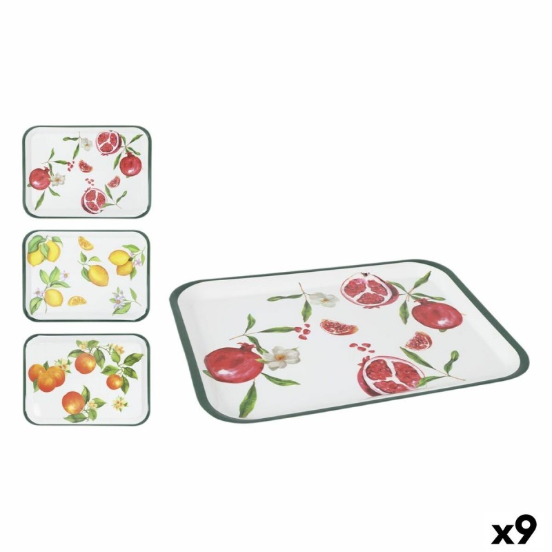 Vassoio La Mediterránea 42 x 31 cm Frutta 9 Unità
