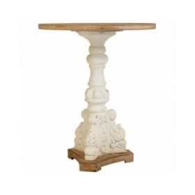 Tavolino da Caffè Alexandra House Living Bianco Legno di abete Legno MDF 66 x 81 x 66 cm