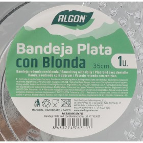 Vassoio per aperitivi Algon Rotondo 35 cm (30 Unità)