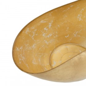 Ciotola Dorato Vetro 38 x 20 cm