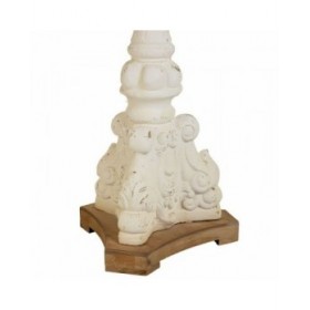 Tavolino da Caffè Alexandra House Living Bianco Legno di abete Legno MDF 66 x 81 x 66 cm