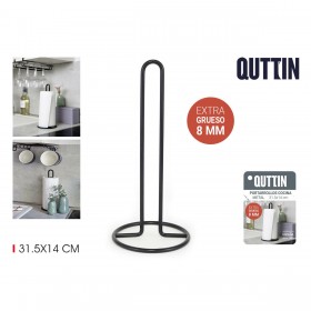 Portarotolo di Carta da Cucina Quttin Metallo 14 x 14 x 31,5 cm (12 Unità)
