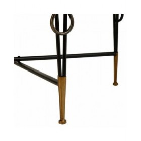 Tavolino da Caffè Alexandra House Living Marrone Metallo Legno di abete Legno MDF 78 x 53 x 78 cm