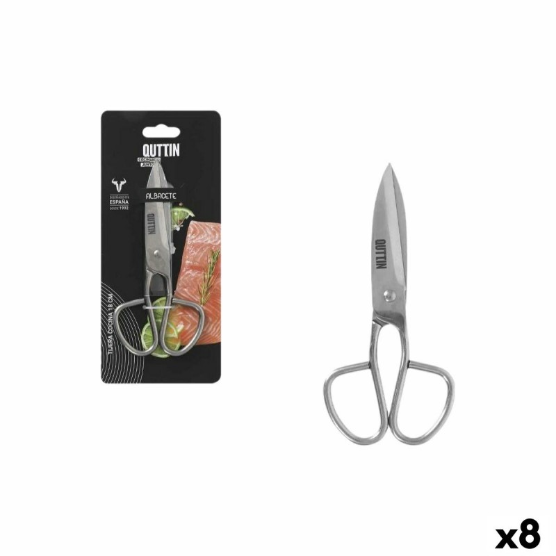 Forbici da Cucina Quttin Albacete 18 cm (8 Unità)