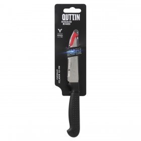 Coltello Spelucchino Quttin Laser Nero Argentato Acciaio inossidabile 8,5 cm (36 Unità)
