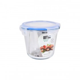 Porta pranzo Ermetico Quttin Trasparente 700 ml (6 Unità)