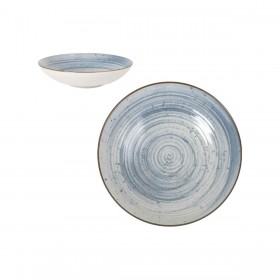 Piatto Fondo La Mediterránea Swirl Ø 21 cm (12 Unità)