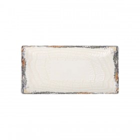 Teglia da Cucina La Mediterránea Albus Rettangolare 30 x 15 x 2 cm (18 Unità)