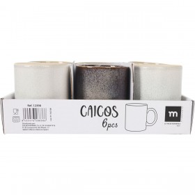 Tazza Mug La Mediterránea Caicos Rettangolare 300 ml (24 Unità)