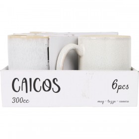 Tazza Mug La Mediterránea Caicos Rettangolare 300 ml (24 Unità)