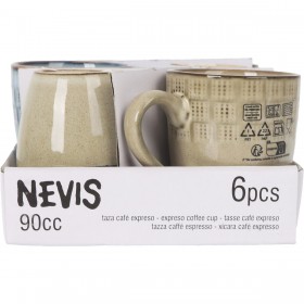 Tazza di caffè e tè La Mediterránea Nevis 90 ml (36 Unità)