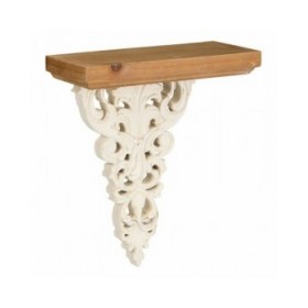 Mensole Alexandra House Living Bianco Legno di abete Legno MDF 37 x 15 x 30 cm