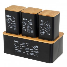 Vasetti Nero Naturale 6,5 L 1,3 L