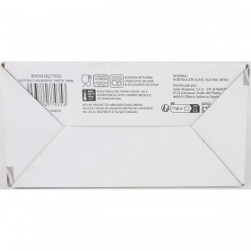 Oliera La Mediterránea Trasparente Argentato Metallo Vetro Borosilicato 0,5 L (12 Unità)