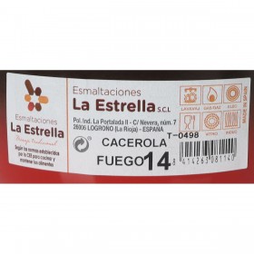 Casseruola La Estrella Fuego 1L Ø 14 x 7 cm (6 Unità)