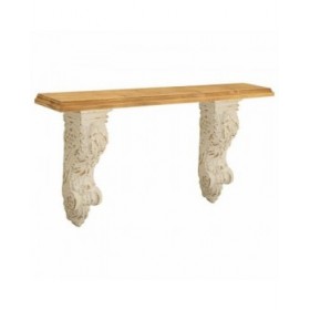 Mensole Alexandra House Living Bianco Abete Ossido di magnesio 20 x 60 x 120 cm