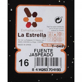 Teglia La Estrella Jaspeada 600 ml Ø 16 x 3,9 cm (12 Unità)