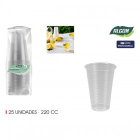 Set di Bicchieri Algon 220 ml 25 Pezzi (24 Unità)