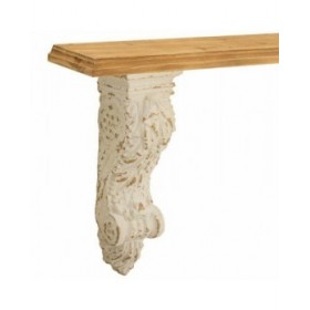 Mensole Alexandra House Living Bianco Abete Ossido di magnesio 20 x 60 x 120 cm