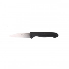 Set di Coltelli per Pelare Cuyfor Nero Argentato Acciaio inossidabile 7,5 cm 6 Pezzi (24 Unità)