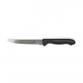 Set di Coltelli per Carne Cuyfor Nero Argentato 12 cm 6 Pezzi (24 Unità)