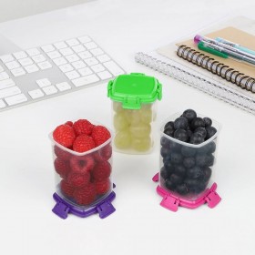 Set di scatole porta pranzo Privilege 140 ml 6,8 x 5 x 5 cm 3 Pezzi (24 Unità)