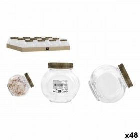 Barattolo di Vetro La Mediterránea WOOD 280 ml (48 Unità)