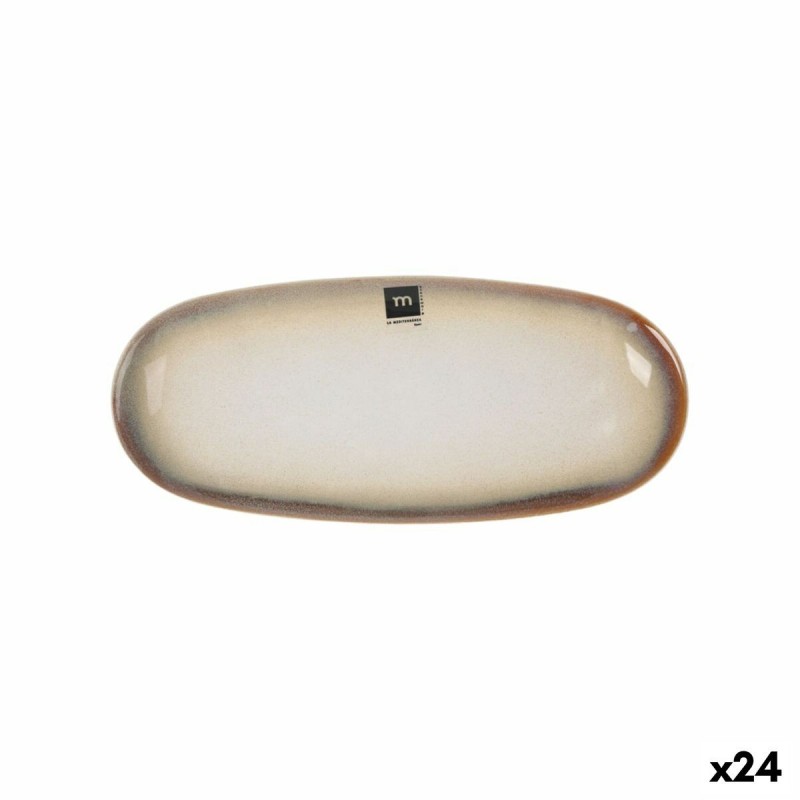 Teglia da Cucina La Mediterránea Fustam Ovale 29,5 x 12,7 x 2,4 cm (24 Unità)