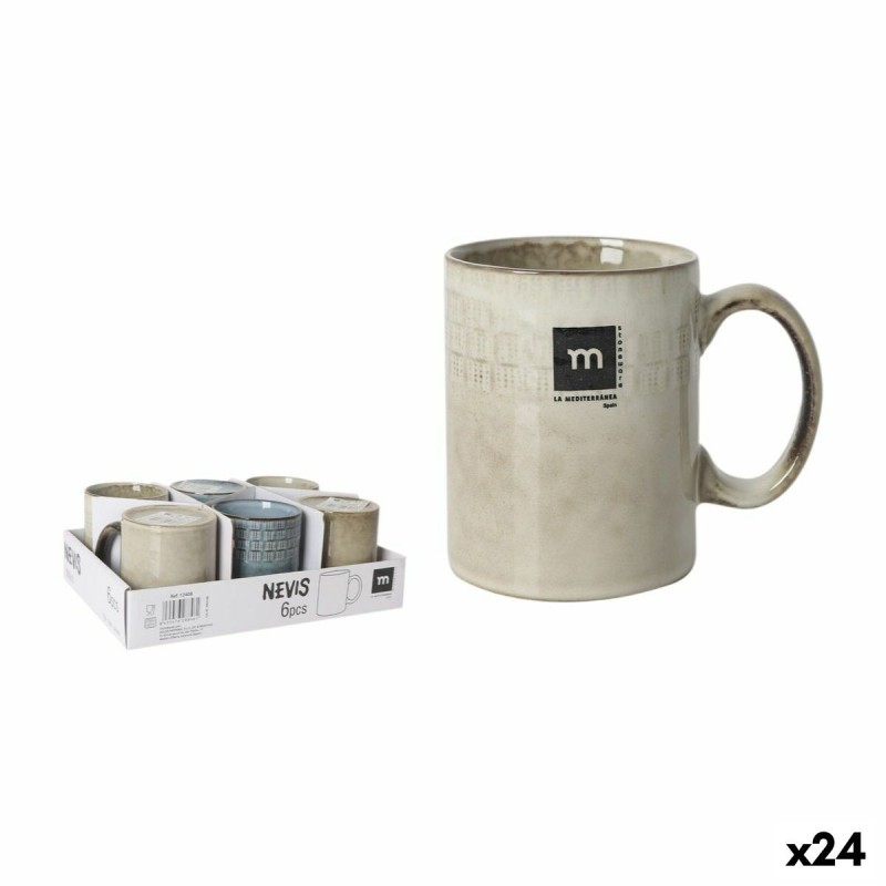 Tazza Mug Inde Nevis Rettangolare 300 ml (24 Unità)