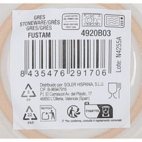 Piatto da pranzo Inde Fustam Ø 20,5 cm (24 Unità)