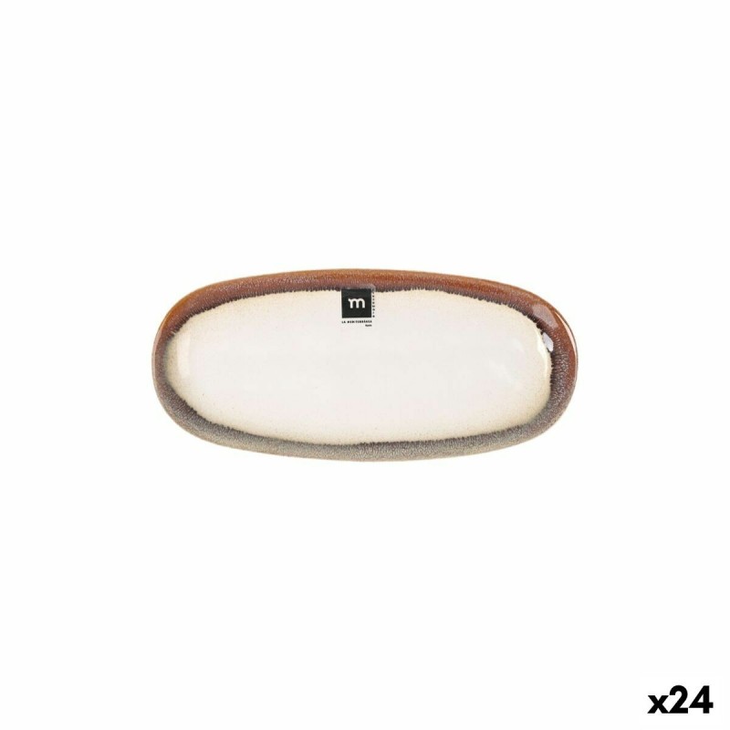 Teglia da Cucina La Mediterránea Fustam Ovale 25,8 x 12 x 2,2 cm (24 Unità)
