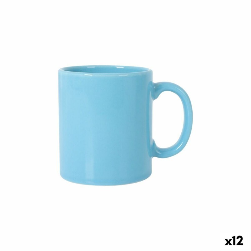 Tazza Mug La Mediterránea Azzurro 350 ml (12 Unità)